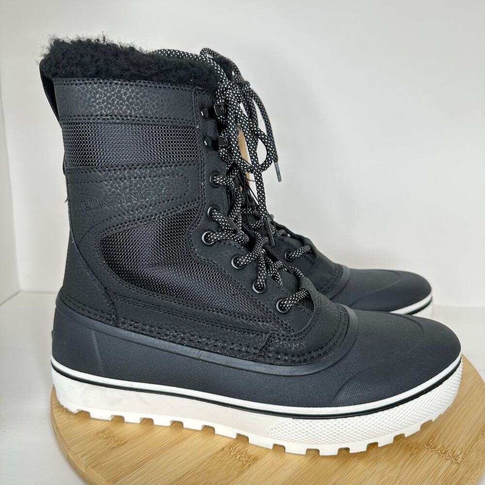 Quiksilver Sub Zero Hi Snow Boots Fur Lined Waterproof 3M Insulate Mens 7 NEW